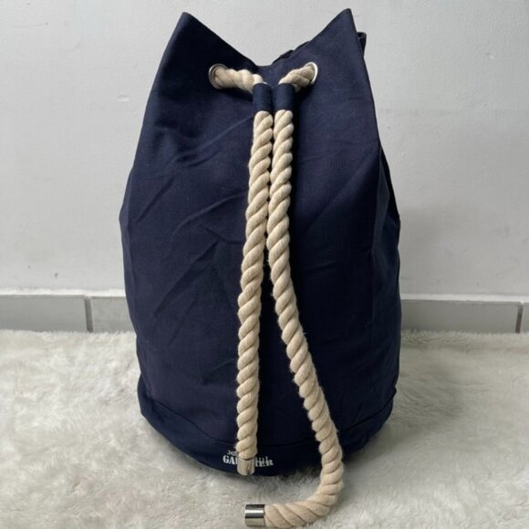 Jean Paul Gaultter Women's Navy Blue Nautical Rope Backpack One Size - Picture 1 of 12